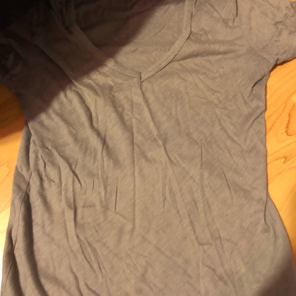 Gray Gap V Neck